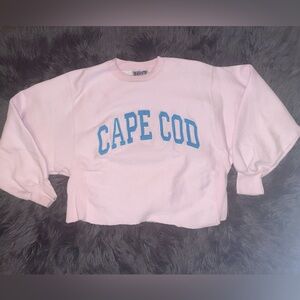 ‘Cape Cod’ Cutoff Crew Neck Sweater